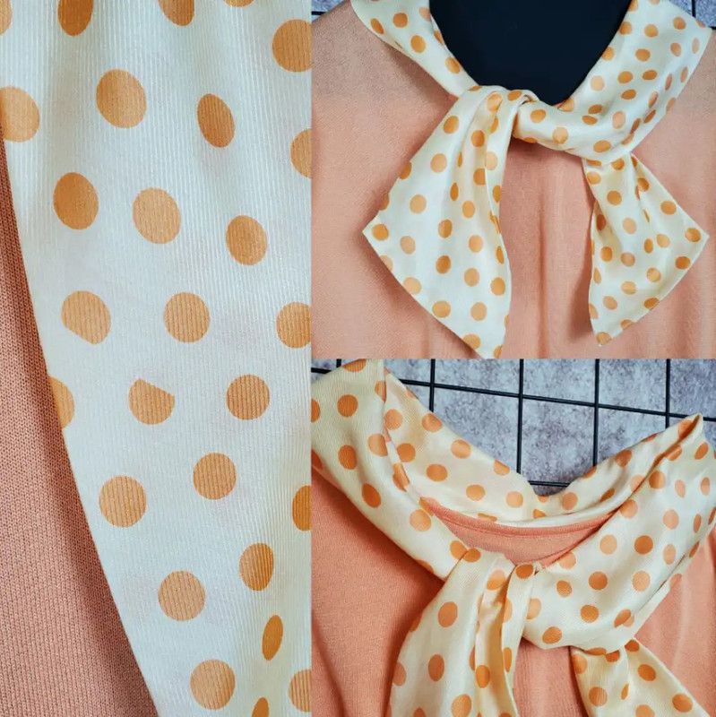 Dior Dior Summer Orange Polka Dot Blouse 0089 Size M / US 6-8 / IT 42-44 - 5 Thumbnail