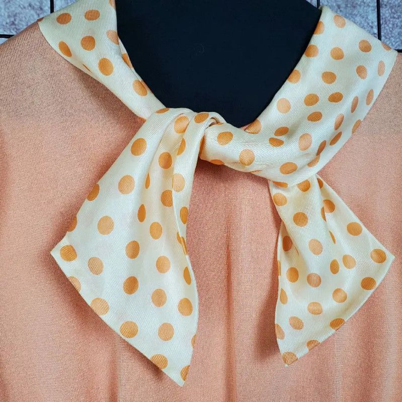 Dior Dior Summer Orange Polka Dot Blouse 0089 Size M / US 6-8 / IT 42-44 - 10 Thumbnail