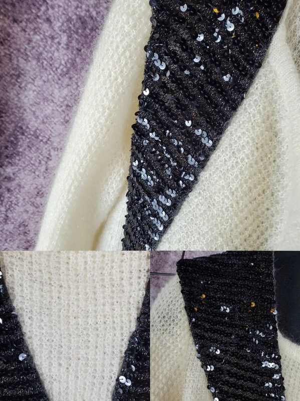 Dior Dior Wool Blend Long Sleeve Top in Beige 0089 Size M / US 6-8 / IT 42-44 - 8 Thumbnail