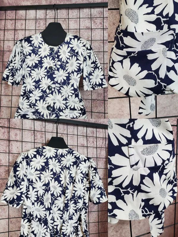 Dior Dior Summer Navy Blue Cotton Cardigan 0089 Size M / US 6-8 / IT 42-44 - 4 Thumbnail