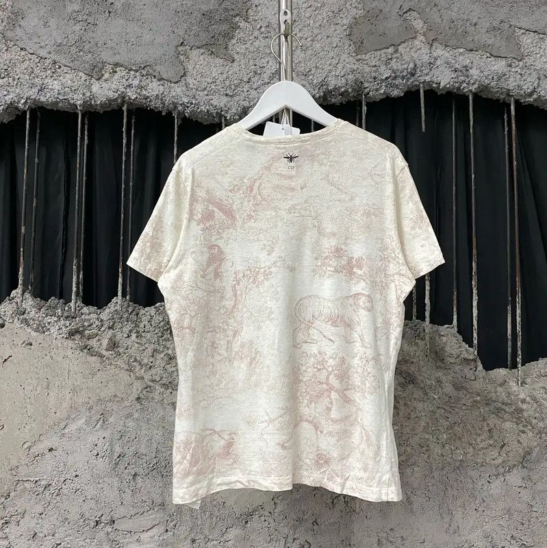 Dior Dior Summer Light Beige Cotton T-Shirt 0089 Size S / US 4 / IT 40 - 2 Thumbnail