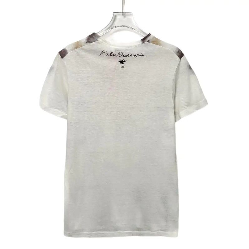 Dior Dior Multicolor Cotton Women's T-Shirt 0089 Size L / US 10 / IT 46 - 2 Thumbnail
