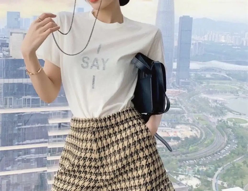 Dior Dior Summer White Linen Blend Women's T-Shirt 0089 Size M / US 6-8 / IT 42-44 - 6 Thumbnail