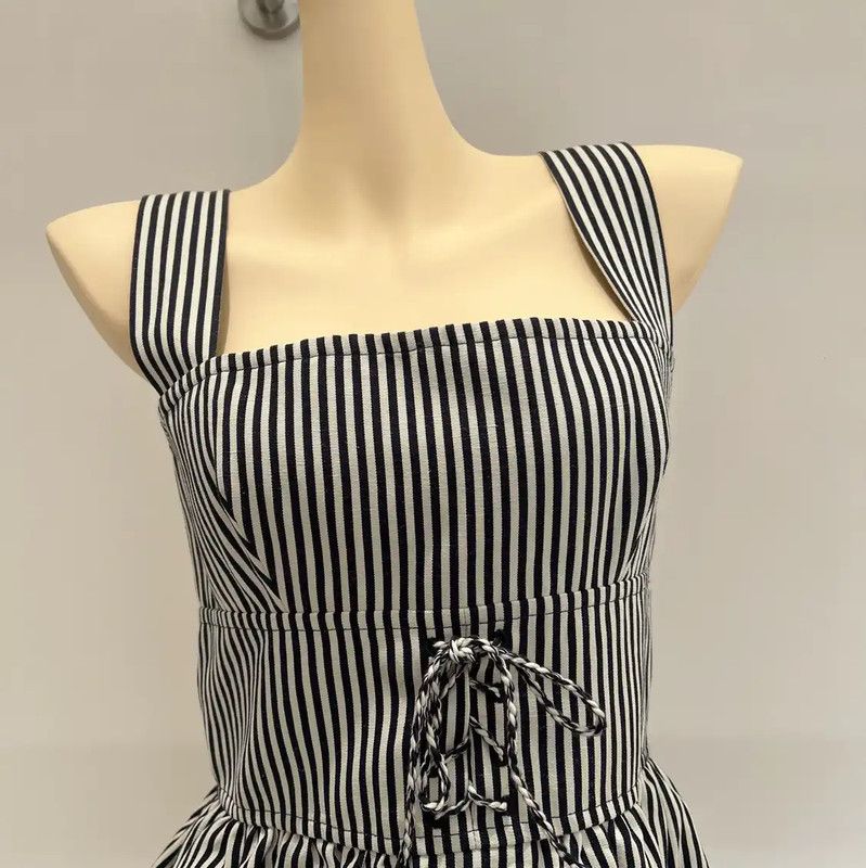 Dior Dior Color-Block Striped Sleeveless Dress M Size 0089 Size M / US 6-8 / IT 42-44 - 3 Thumbnail