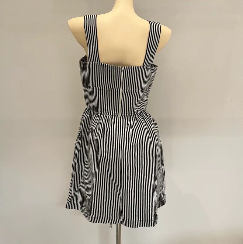 Dior Dior Color-Block Striped Sleeveless Dress M Size 0089 Size M / US 6-8 / IT 42-44 - 2 Thumbnail