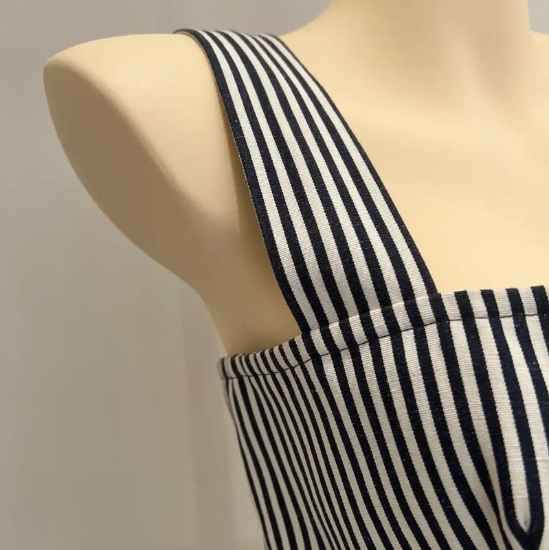 Dior Dior Color-Block Striped Sleeveless Dress M Size 0089 Size M / US 6-8 / IT 42-44 - 5 Thumbnail