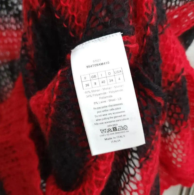Dior Dior Black Striped Wool Long Sleeve Sweater 0089 Size ONE SIZE - 4 Thumbnail