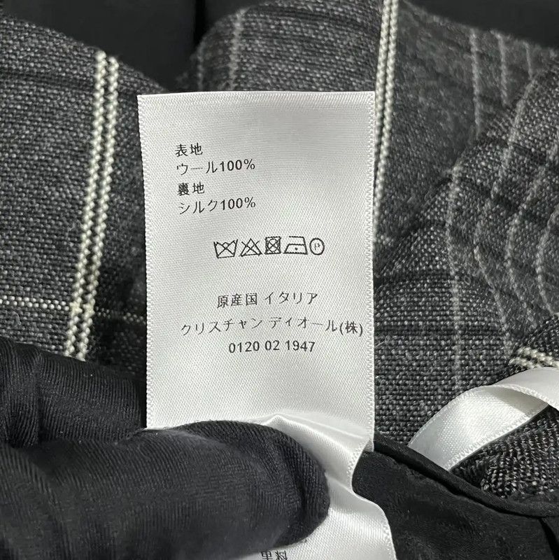 Dior Dior Pleated Wool Skirt in Dark Gray 0089 Size 26" / US 2 / IT 38 - 6 Thumbnail