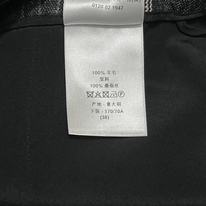 Dior Dior Pleated Wool Skirt in Dark Gray 0089 Size 26" / US 2 / IT 38 - 7 Thumbnail