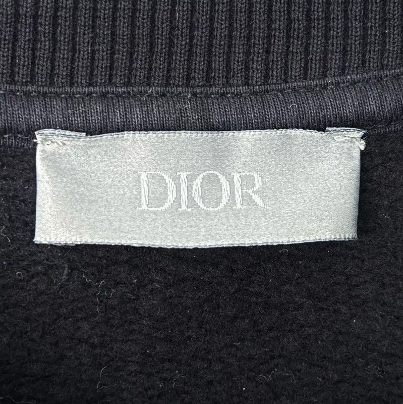 Dior Dior Black Cotton Blend Women's Sweatshirt 0089 Size XS / US 0-2 / IT 36-38 - 4 Thumbnail