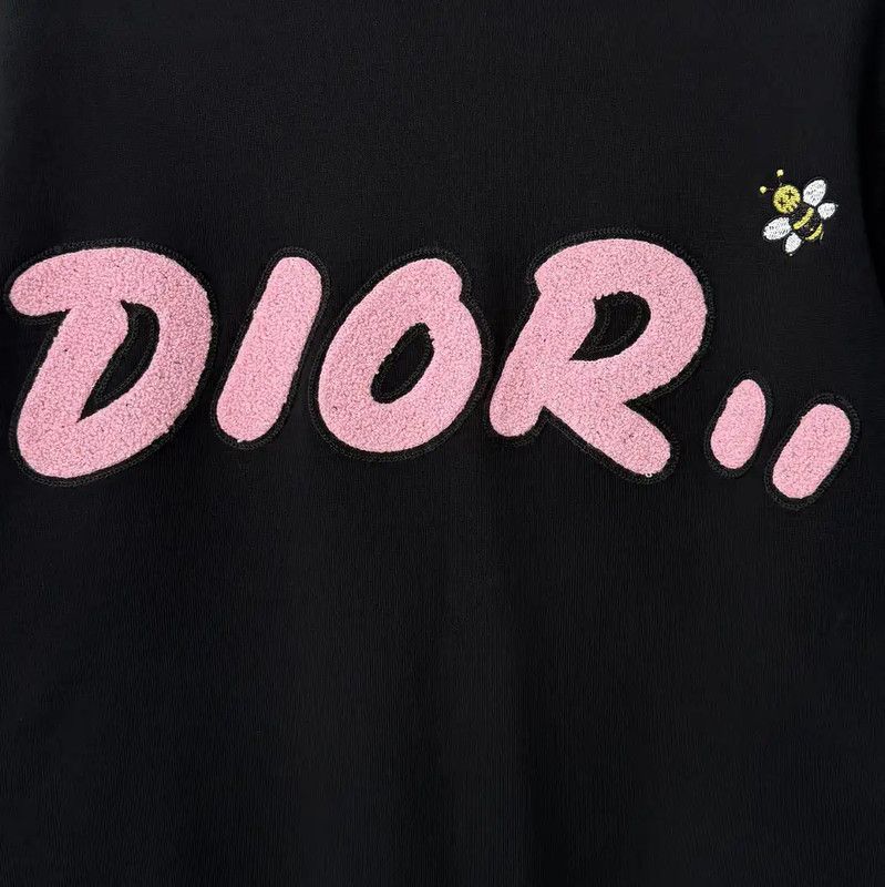 Dior Dior Black Cotton Blend Women's Sweatshirt 0089 Size XS / US 0-2 / IT 36-38 - 8 Thumbnail
