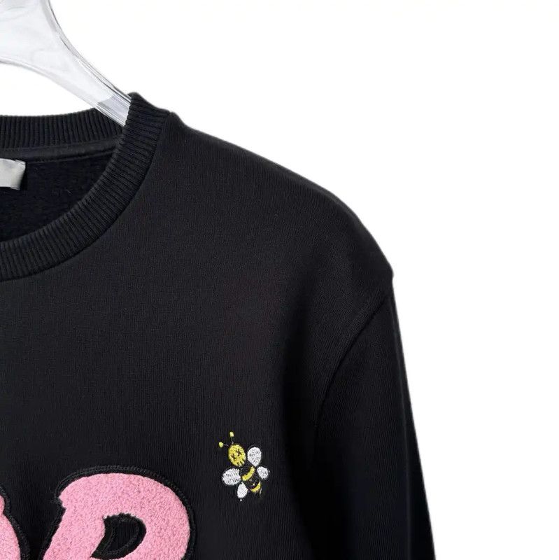 Dior Dior Black Cotton Blend Women's Sweatshirt 0089 Size XS / US 0-2 / IT 36-38 - 3 Thumbnail