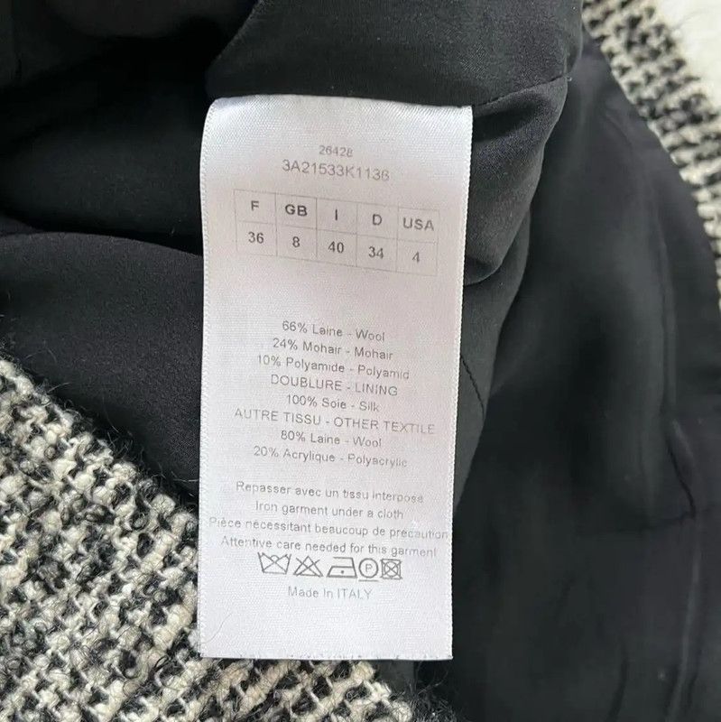 Dior Dior Colorblock Wool Women’s Sweater 0089 Size XS / US 0-2 / IT 36-38 - 7 Thumbnail