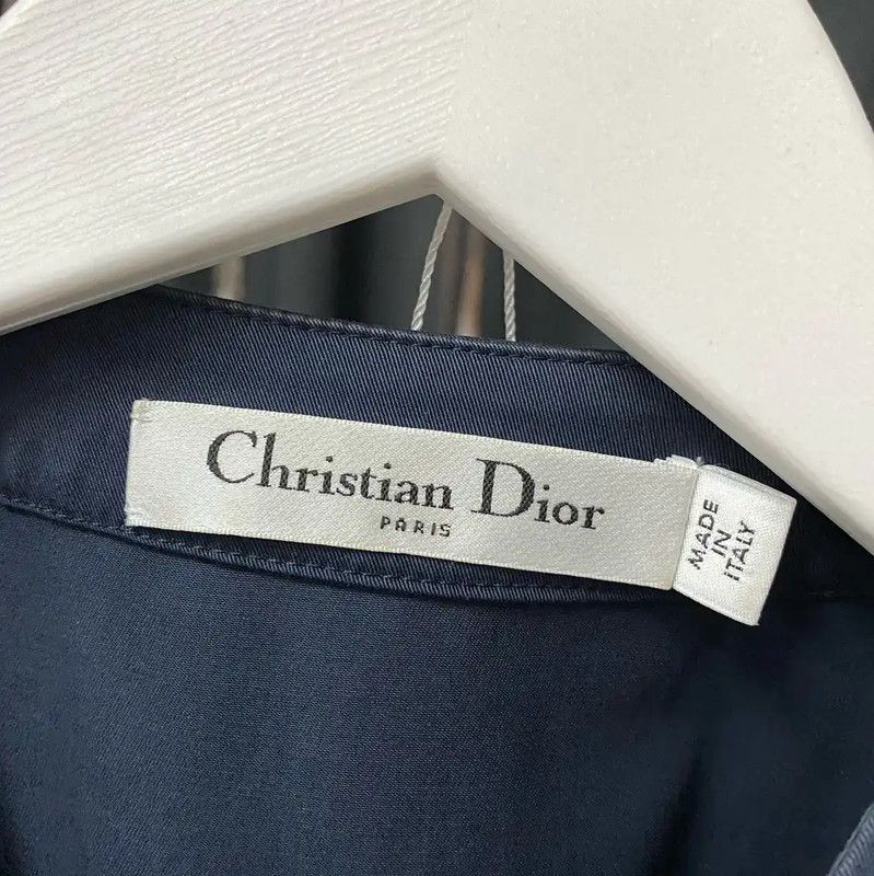 Dior Dior Summer Blue Pleated Dress 0089 Size ONE SIZE - 6 Thumbnail