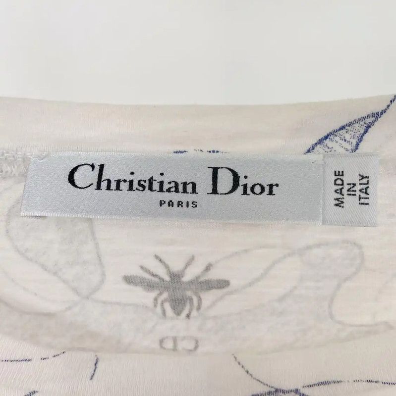 Dior Dior Short Sleeve Cotton Printed T-Shirt 0089 Size S / US 4 / IT 40 - 6 Thumbnail