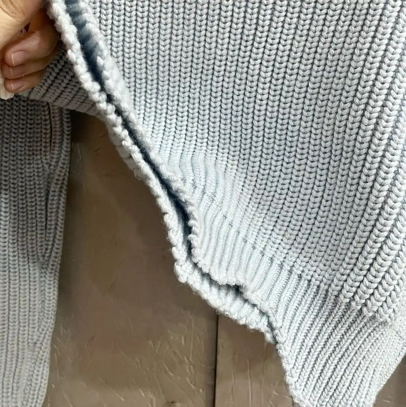 Dior Dior Light Blue Wool Pullover Sweater 0089 Size S / US 4 / IT 40 - 5 Thumbnail
