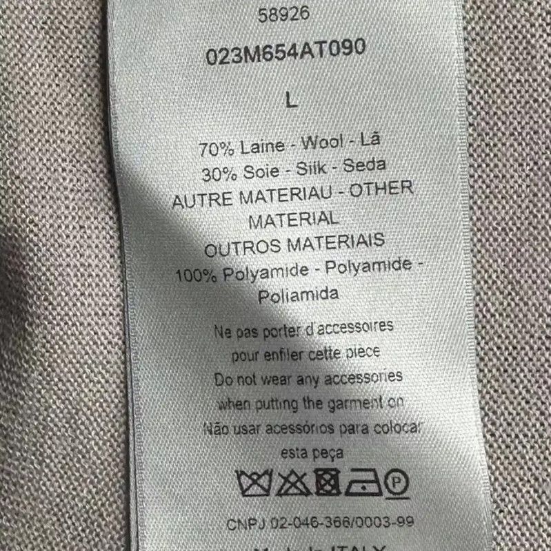 Dior Dior Women's Pullover in Deep Gray 0089 Size L / US 10 / IT 46 - 5 Thumbnail
