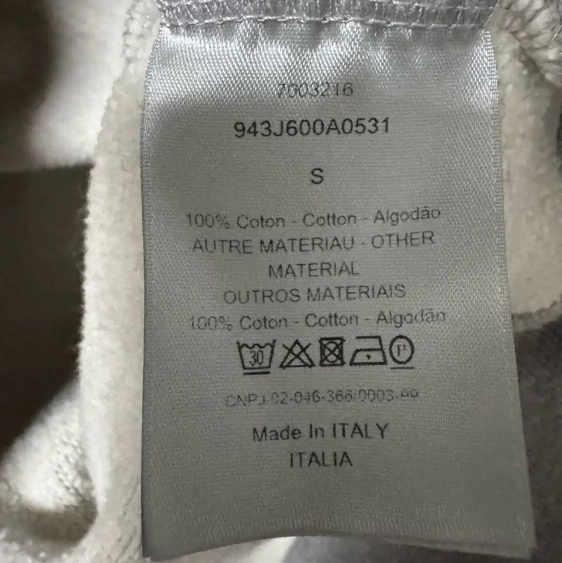 Dior Dior Gray Women's Hoodie 0089 Size S / US 4 / IT 40 - 5 Thumbnail