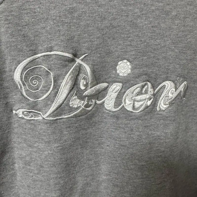 Dior Dior Women's XS Light Gray Cotton Sweatshirt 0089 Size XS / US 0-2 / IT 36-38 - 5 Thumbnail