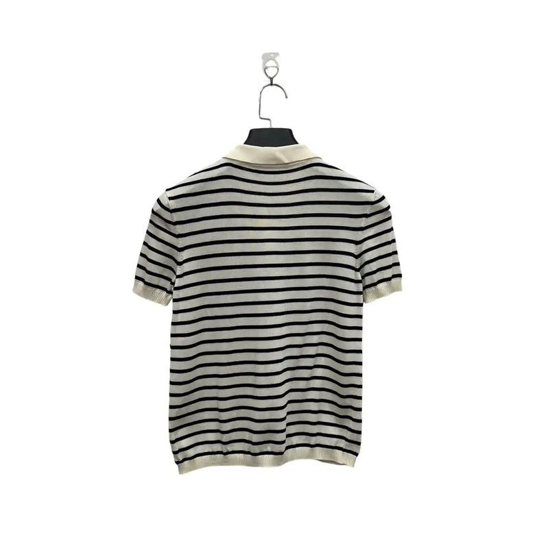 Dior Dior Striped Polo T-Shirt for Women 0089 Size ONE SIZE - 2 Thumbnail