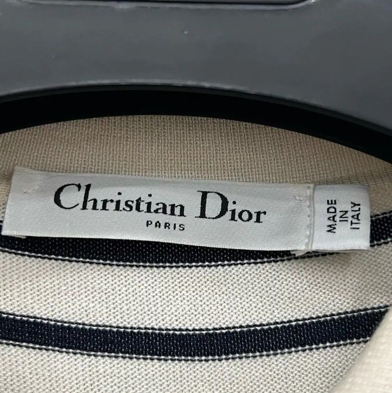 Dior Dior Striped Polo T-Shirt for Women 0089 Size ONE SIZE - 5 Thumbnail