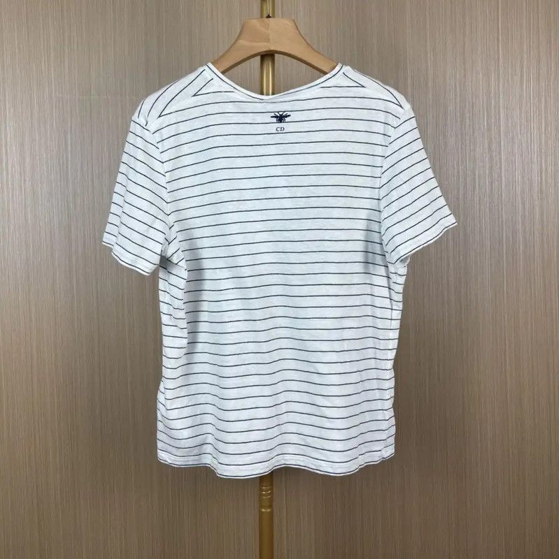 Dior Dior Color Block Cotton T-Shirt for Women 0089 Size M / US 6-8 / IT 42-44 - 2 Thumbnail
