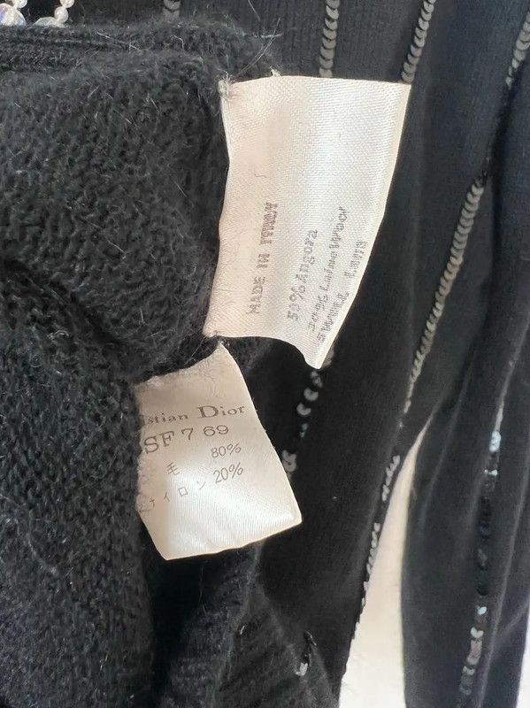 Dior Dior Black Women's Pullover Sweater with Sequins 0089 Size M / US 6-8 / IT 42-44 - 6 Thumbnail