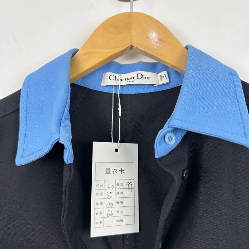 Dior Dior Black Cotton Women's Jacket 0089 Size M / US 6-8 / IT 42-44 - 3 Thumbnail