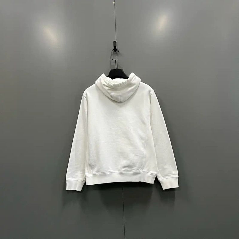Dior Dior White Cotton Logo Hoodie for Women 0089 Size S / US 4 / IT 40 - 2 Thumbnail