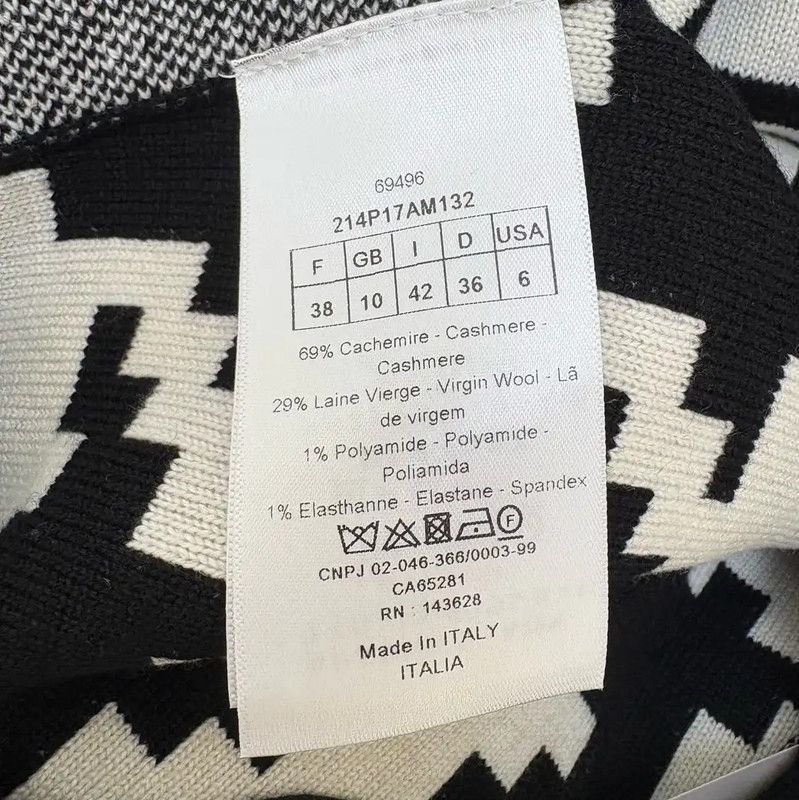 Dior Dior Summer Black and White Houndstooth Shorts 0089 Size 27" / US 4 / IT 40 - 8 Thumbnail