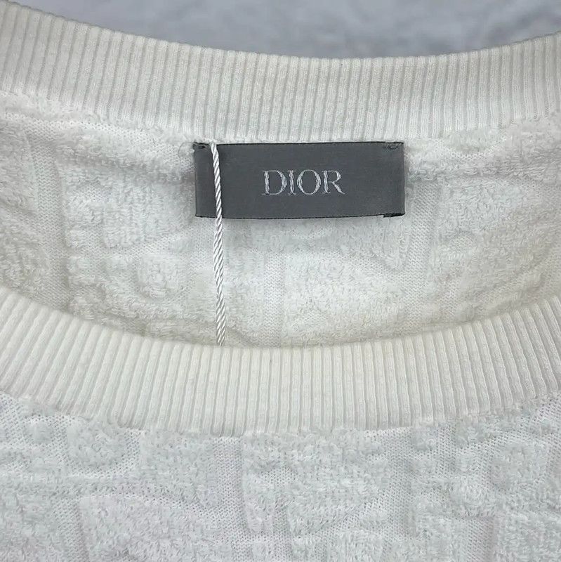 Dior Dior White Cotton Women's T-Shirt 0089 Size S / US 4 / IT 40 - 3 Thumbnail