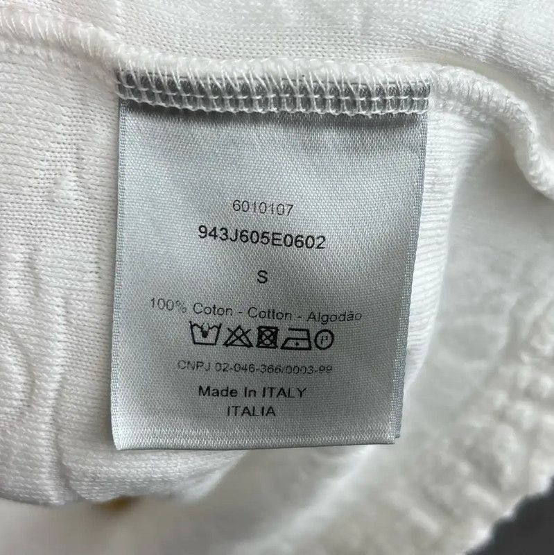 Dior Dior White Cotton Women's T-Shirt 0089 Size S / US 4 / IT 40 - 4 Thumbnail