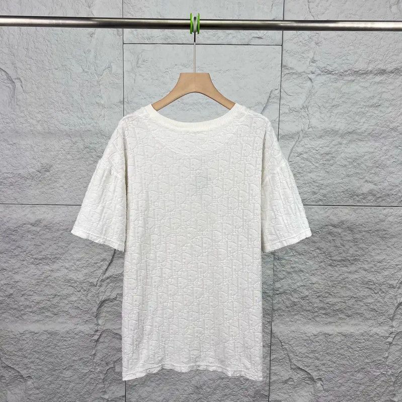 Dior Dior White Cotton Women's T-Shirt 0089 Size S / US 4 / IT 40 - 2 Thumbnail