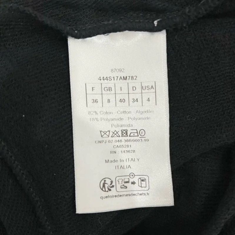 Dior Dior Black Women's T-Shirt 0089 Size ONE SIZE - 5 Thumbnail