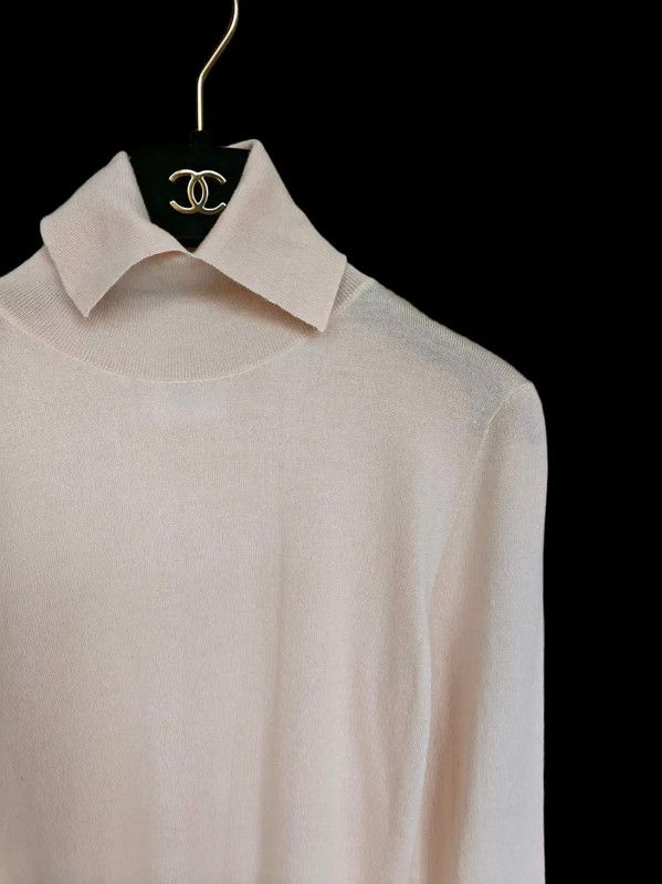 Dior Dior Pink Cashmere Long Sleeve Sweater 0089 Size XS / US 0-2 / IT 36-38 - 3 Thumbnail