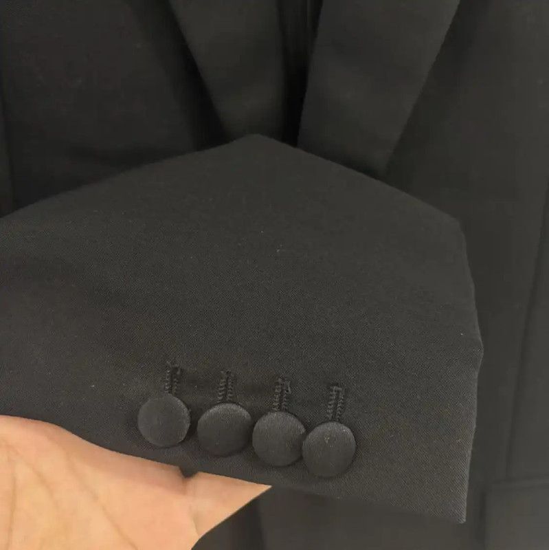 Dior Dior Women's Black Wool Spring Jacket 0089 Size XL / US 12-14 / IT 48-50 - 7 Thumbnail