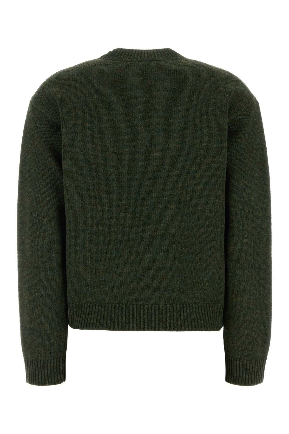Gucci Bottle Green Wool Sweater Size L / US 10 / IT 46 - 2 Thumbnail