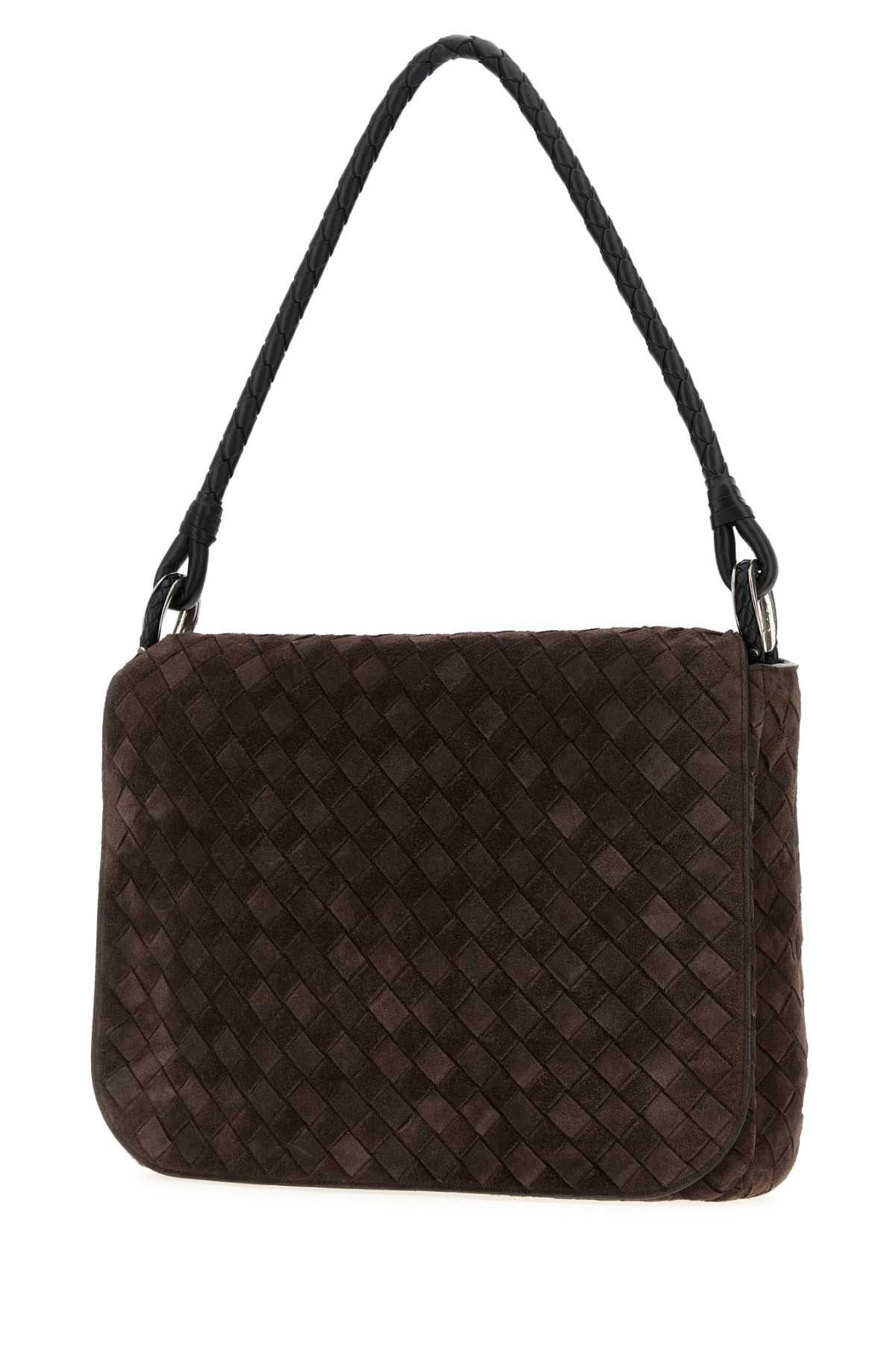 Bottega Veneta Brown Suede Shoulder Bag Size ONE SIZE - 2 Thumbnail