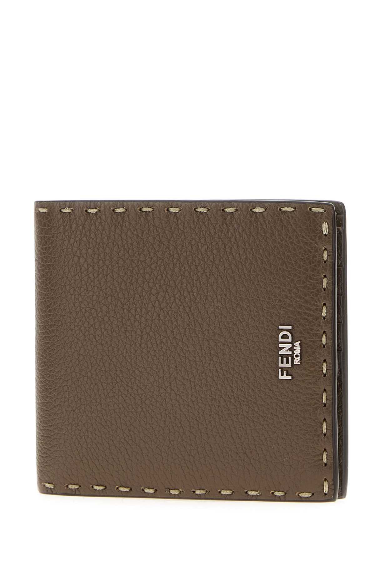Fendi Mud Leather Wallet Size ONE SIZE - 2 Thumbnail