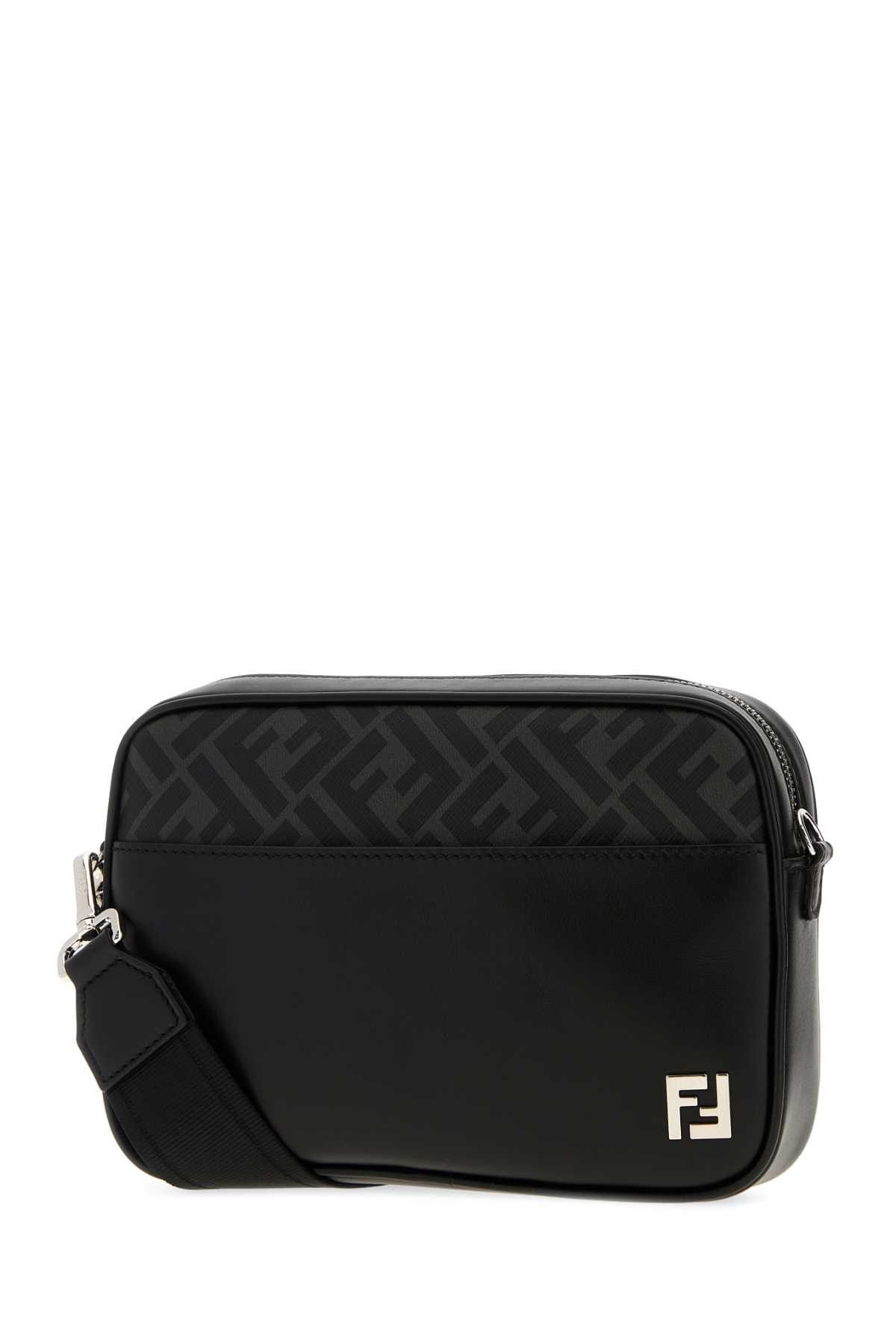 Fendi Black Leather Camera Case Crossbody Bag Size ONE SIZE - 2 Thumbnail