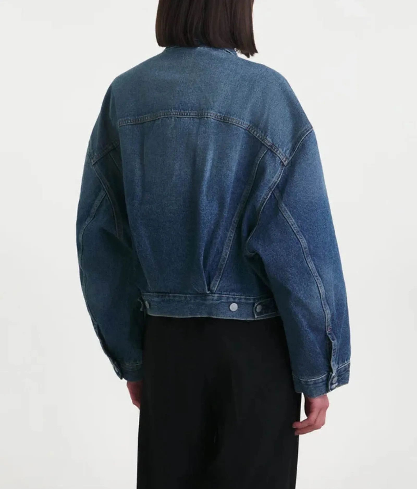 Acne Studios Acne Studios Jeansjacka relaxed cropped fit Jacket Size S / US 4 / IT 40 - 3 Thumbnail
