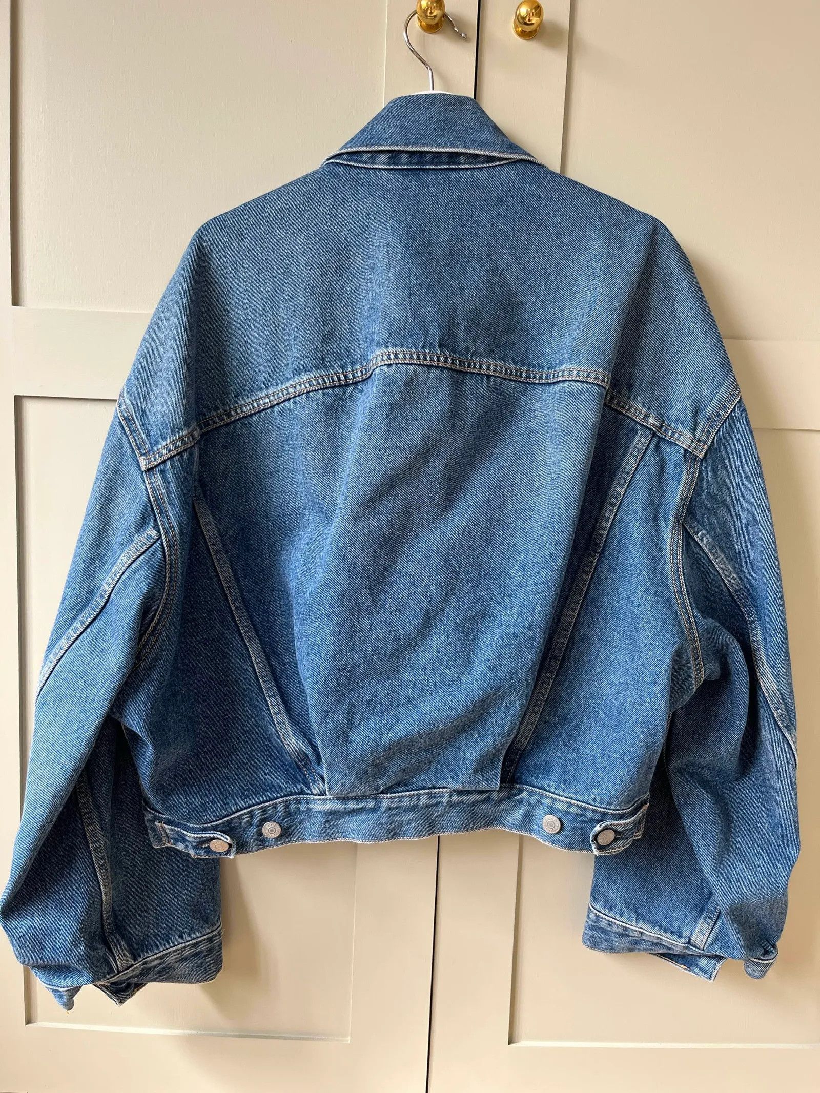 Acne Studios Acne Studios Jeansjacka relaxed cropped fit Jacket Size S / US 4 / IT 40 - 5 Thumbnail