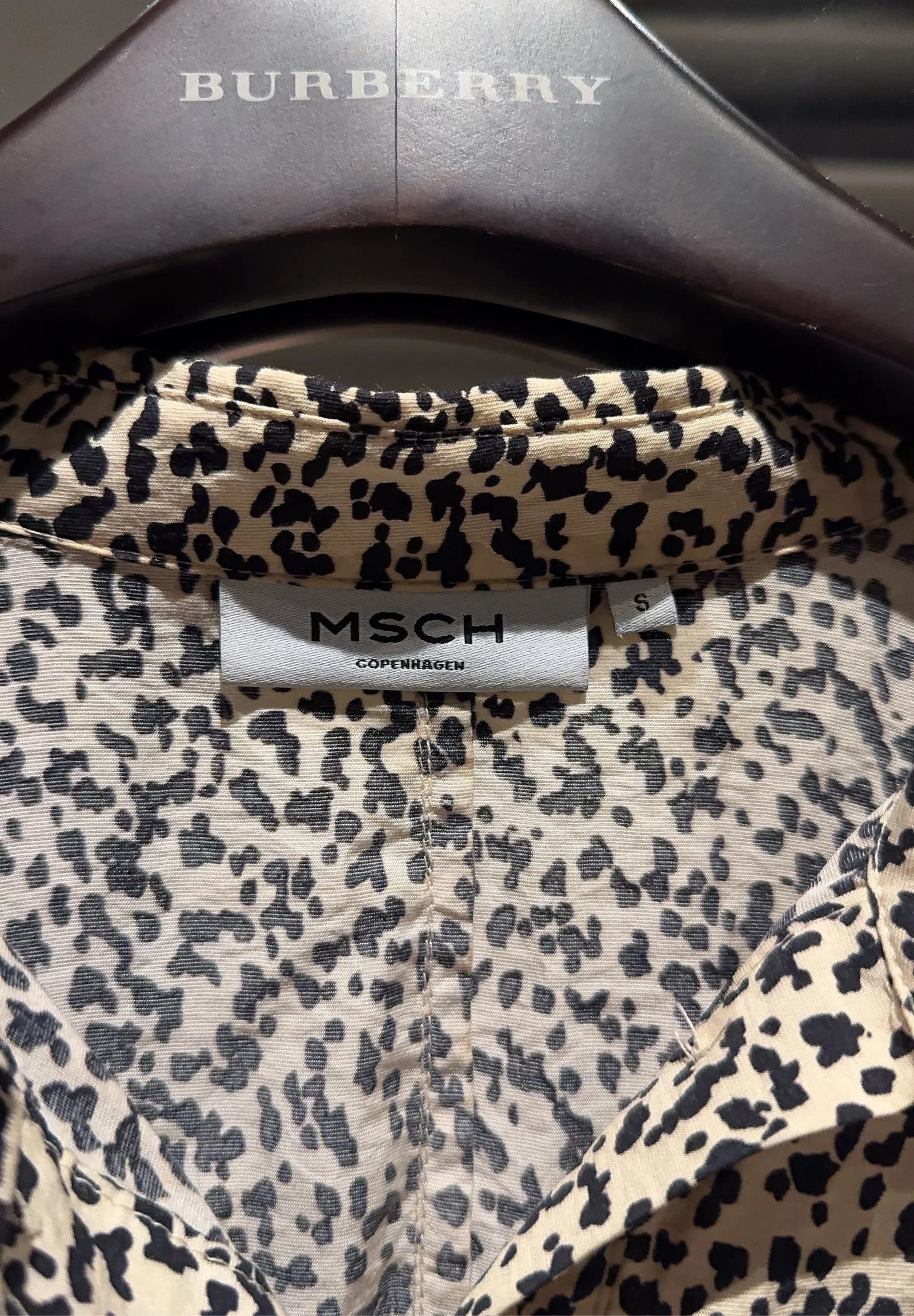Moss MSCH Copenhagen Saloma ladonna shirt dress Dress Size S / US 4 / IT 40 - 2 Thumbnail