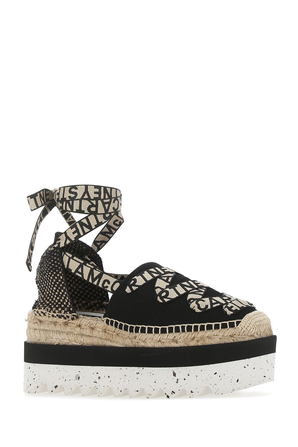 Stella McCartney Gaia Organic Canvas W/ Logo Ribbon Size US 11 / IT 41 - 2 Thumbnail
