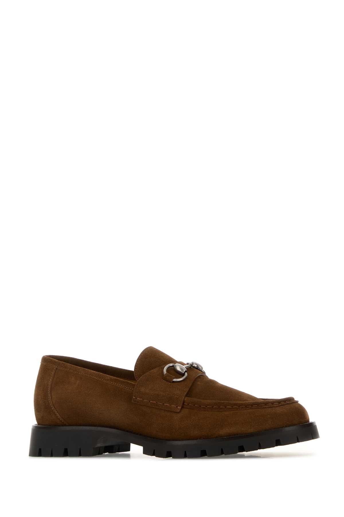 Gucci Brown Suede Loafers Size US 8 / EU 41 - 2 Thumbnail