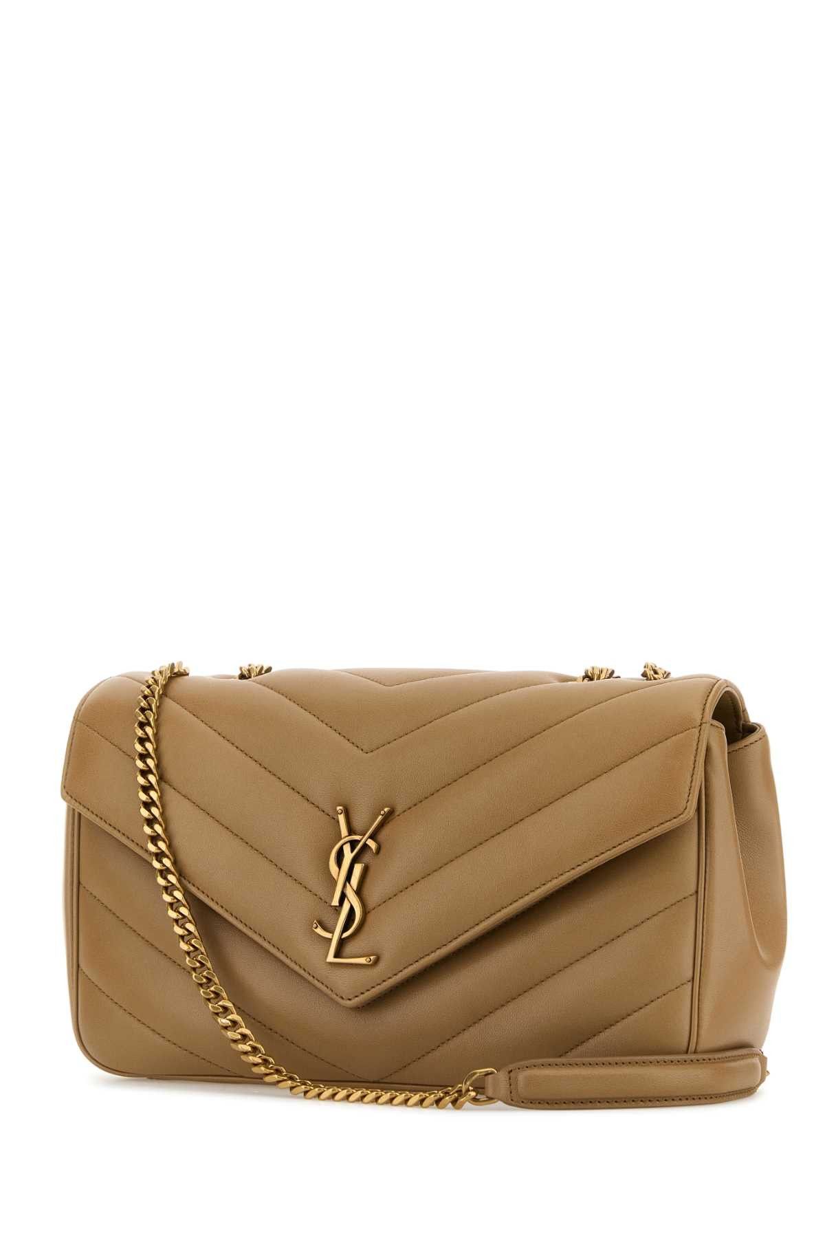 Saint Laurent Paris Camel Leather Medium Loulou Shoulder Bag Size ONE SIZE - 2 Thumbnail