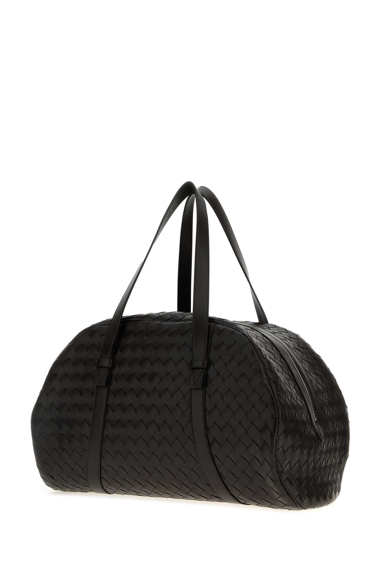 Bottega Veneta Dark Brown Leather Travel Bag Size ONE SIZE - 2 Thumbnail