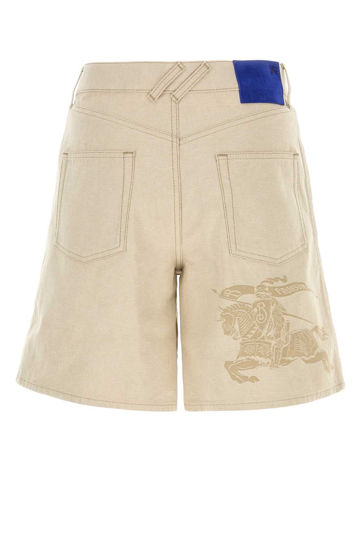 Burberry Sand Cotton Bermuda Shorts Size US 31 - 2 Thumbnail