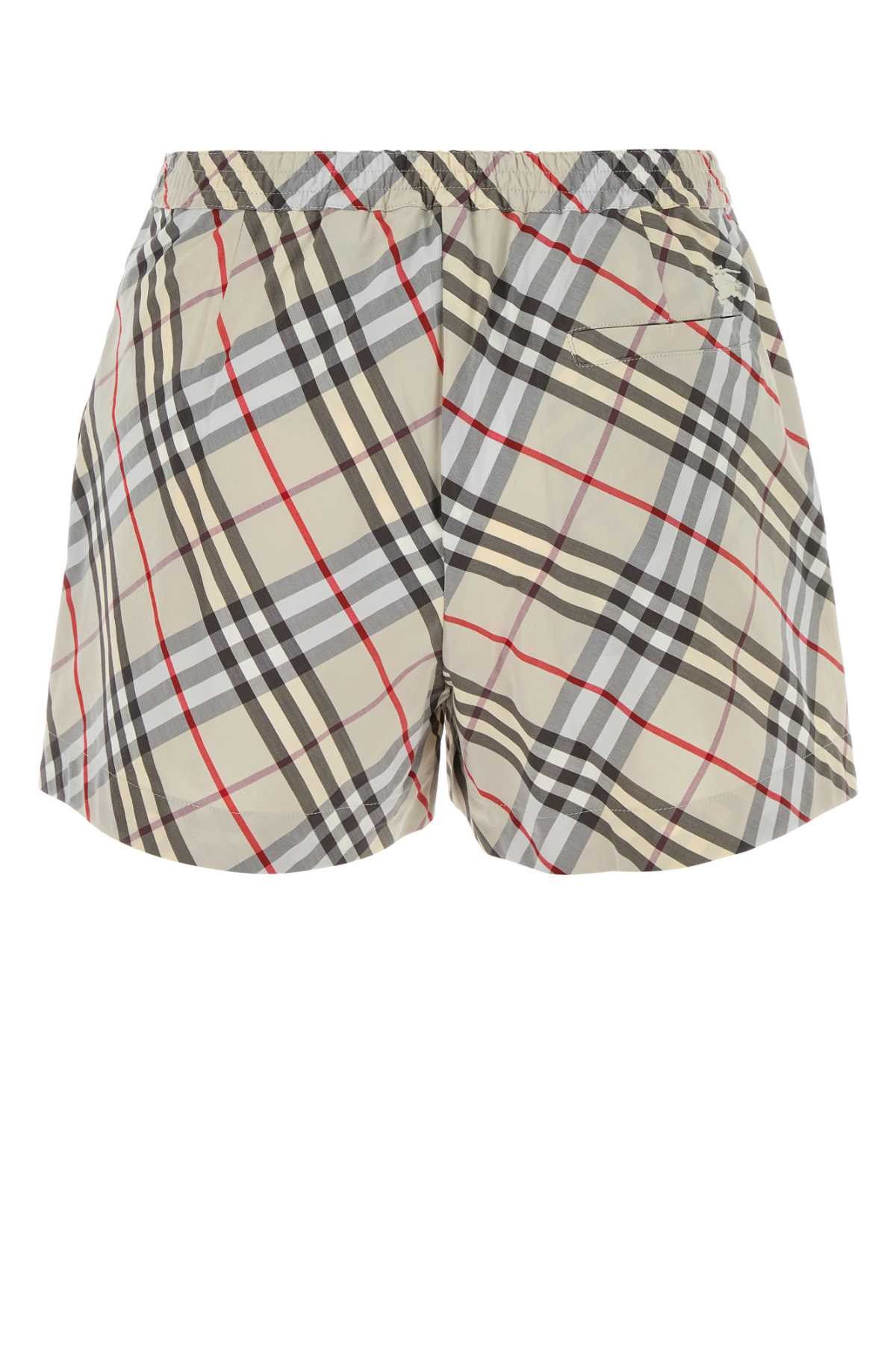 Burberry Embroidered Poplin Shorts Size 27" / US 4 / IT 40 - 2 Thumbnail