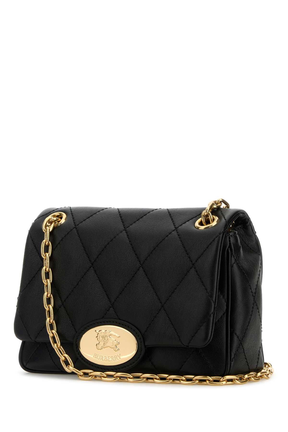 Burberry Black Leather Small Strand Shoulder Bag Size ONE SIZE - 2 Thumbnail